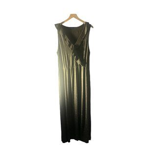 APT. 9 Maxi Dress Sleeveless Ruffle Neck Casual Party‎ Dress X Large